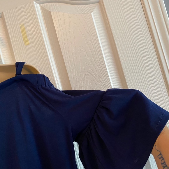 BUY 2 ITEMS & GET 1 FREE: Ricki’s Cold Shoulder Blouse - Picture 6 of 9